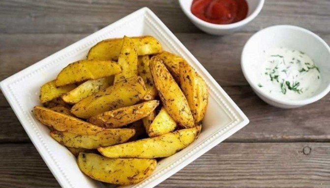 картошка по-деревенски