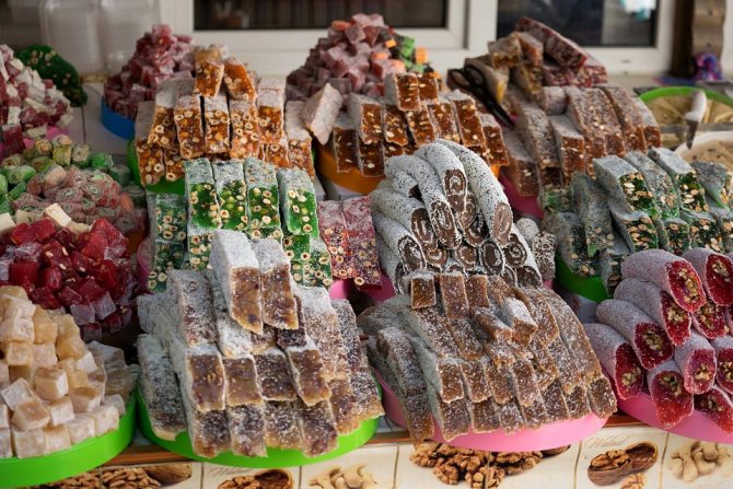 Восточная сладость с грецким орехом