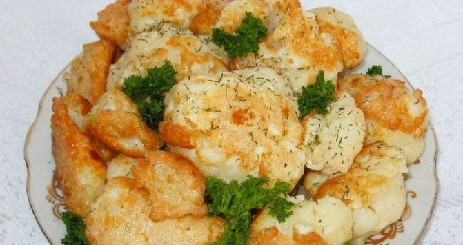 Жареная цветная капуста — особенности вкусного приготовления